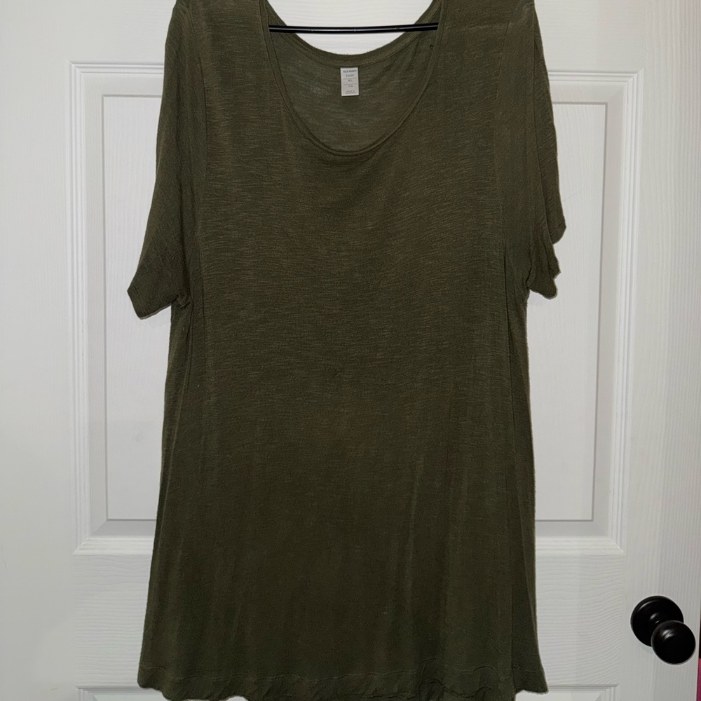 Old Navy Dark Olive Top